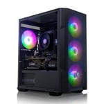 AWD-IT M100R AMD Ryzen 5500 6 Core NVIDIA RTX 4060 Ti 8GB Desktop PC for Gaming