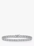 Jools by Jenny Brown Cubic Zirconia Tennis Bracelet, Silver