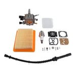 Kit de carburateur de tondeuse, bougie d'allumage, filtre &agrave; Air, joint de ligne de carburant, accessoires, Kit de carburateur de d&eacute;sherbage pour STIHL FS120