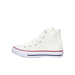 Converse Unisex Kids Youths Chuck Taylor All Star Hi Trainers, White Optical White, 3 UK