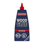 EVO-STIK Wood Glue - Exterior, Weatherproof, Extra Strong, Fast Setting, Suitable For All Wood Types, Dries Clear, 1L