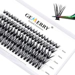 Gemerry Faux-cils Individuels Naturel DIY à la Maison 40 D 0.07mm D Curl 8-14mix Bouquet Volume Grappe de greffage Extension Cils Soie Prefait Cluster Professionnel（40D-0.07D,8-14mix）