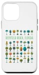 Coque pour iPhone 12 mini Deerfield Beach Floride, États-Unis, motif palmiers