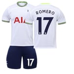 22 Tottenham tröja hemmaplan NO. 17 Romero tröja #26