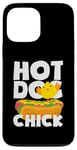 iPhone 13 Pro Max Hot Dog Chick Funny Food Humor Design Case