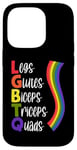 Coque pour iPhone 14 Pro Legs Glutes Biceps Triceps Quads Entraînement Fitness LGBTQ