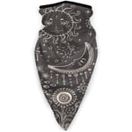 AEMAPE Sun and the Moon Stars Bandanas Face Scarf Neck Gaiter Face Scarf Headband Scarf Dust for Men Women Outdoor Sport