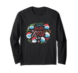 The Smurfs Christmas We Wish You A Smurfy X-Mas Long Sleeve T-Shirt