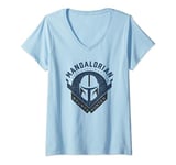 Star Wars Mandalorian Bounty Hunter V-Neck T-Shirt