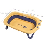 Baby Bath Tub PP TPE Prevent Slip Stable Standing 4 Corners Support Foldable