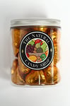 Natural Candy Shop,Milk Chocolate Gold foil Bells 220g Candy jar