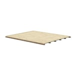 Plancher bois naturel pour Abri de jardin Blooma Belaïa de surface intérieure de 10,8m²