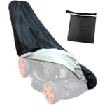 Housse de protection pour tondeuse à gazon en fibres de polyester 210D, étanche, housse de protection pour tracteur de pelouse Protection contre la