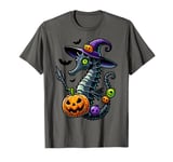 Scary Halloween Seahorse Witch Hat Costume Spooky Season T-Shirt