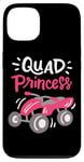 Coque pour iPhone 13 Femme Quad Lover ATV Rider Offroad Quad Bike