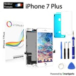 OuiSmart® ECRAN LCD POUR IPHONE 7 PLUS BLANC + VITRE TACTILE SUR CHASSIS + KIT O