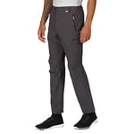 Regatta Men's Highton Water Repellent Multi Pocket Active Hiking Trousers, Grey (Seal Grey), 36W/30L