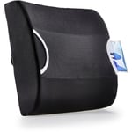 Maximex - Coussin de dossier pour chaise de bureau, avec insert rafraîchissant