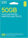 EE Sim Card Pay As You Go Pack Mini Micro Nano Data PAYG Unlimited Calls TXT New