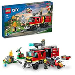 LEGO City 60374 Fire Command Unit Building Kit Rescue Fire Engine Toy Set