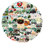 50 Farm Tractor Stickers, Laptop Stickers, Vinyl Stickers för Bil, Bagage, Skateboard och Motorcykel, Stickers för Tonåringar och Vuxna