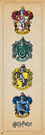 Grupo Erik Editores Harry Potter House Crests – poster de porte