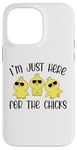 Coque pour iPhone 14 Pro Max I'm Just Here for the Chicks - Adorable poussin de Pâques