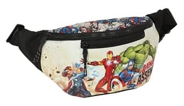 Safta Avengers Forever Sac Banane avec Poche extérieure, idéal pour Jeunes et Enfants de différents âges, Confortable et Polyvalent, qualité et résistance, 23 x 9 x 12 cm, Multicolore, Multicolore,