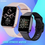 Vapaa-ajan urheiluälykello aikuisille tytöille Fitness Tracker sykemittari, uni-uintiseuranta Lady-älykello Apple IOS:lle