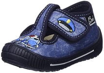 Beck Police Car Chaussons Garçon, Bleu, Taille 20