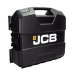 JCB - W-BOXX 136 Power Tool Case - Storage Box - Tool Box for Power Tools Battery Charger Battery Pack and More - Perfect Stackable Tool Kit - Plastic Storage Box with Handle