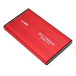 Ulkoinen kiintolevy 2,5 tuuman ohut USB 2.0 High Speed Plug and Play -mobiilikiintolevy tietokoneen PC Travel Red 80GB