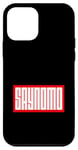 Coque pour iPhone 12 mini Rouge Saynomo (Say No More) Vintage Red Graphic