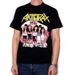 Old Skool Hooligans Anthrax T Shirt - State of Euphoria Group Cartoon 100% Officielle