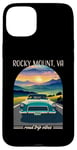 iPhone 15 Plus Rocky Mount Virginia Retro Highway Nostalgic Car Design Case