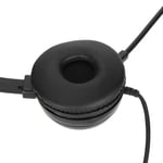 Binaural Headset Office Headset With Mic And Audio Control For 3.5Mm Conne