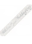 With Love on Your Wedding Day Banner Party Decoration