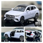 1:32 GLC400 SUV GLC metalliseosautomalli Ääni ja valo Vedettävä takaisin Lasten Lelu Keräilykohteet Syntymäpäivälahja