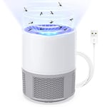 Aparatoo Piège à Insectes électrique USB - Lampe Anti-moustiques avec lumière - pour mouches, Mouches à Fruits pour Cuisine intérieure et extérieure - Gris 02