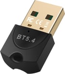 Adaptateur Bluetooth 5.4,dongle USB Bluetooth pour PC,clé Bluetooth pour souris,clavier,casque,téléphone portable,tablette,contrôleur,prend en charge Windows 11/10/8.1/7(Q906)