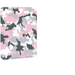 Étui avec Kindle Paperwhite,Compatible avec L'Étui Arrière en Cuir Kindle 8Th/10Th pour Paperwhite 1/2/3/4 Auto Sleep/Wake Smart Cover Gris Rose Camouflage, Paperwhite 2 6Ème Génération