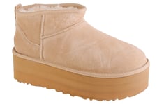 chaussures d'hiver Femme, UGG Classic Ultra Mini Platform, Beige