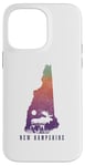 iPhone 14 Pro Max New Hampshire Moose State Map Pride Vintage Nature Lover Case