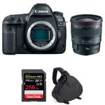 Canon EOS 5D Mark IV + EF 24mm f/1.4L II USM + SanDisk 256GB Extreme PRO UHS-I SDXC 170 MB/s + Sac | Garantie 2 ans