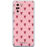 BABACO ERT Group Coque de téléphone Portable pour Xiaomi MI 11i/ REDMI K40/K40 Pro/POCO F3/ F3 Pro Original et sous Licence Officielle Motif Hearts 004, Coque en TPU