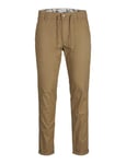 JACK & JONES Men's Jpstmarco Jjsummer Chinos Pants, Elmwood, 38 W/32 L