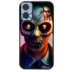 Coque noire pour Moto E13 joker manga et zombie walking dead