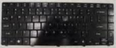 Acer Tastatur - Oppsett for Storbritannia - glanset  UV-svart - for Aspire 3810  3810T  3810TG  3810TZ; Aspire Timeline 3810  3810T  3810TZ