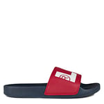 Levi's Men's June L Sliders, Regular Red, 8 UK