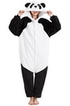 Adulte Kigurumi Pyjama Unisexe Anime Animal Costume Cosplay Déguisement Combinaison Onesies Ensembles de Pyjama Panda Vêtements de Nuit Sleepwear (Peluche,XS)